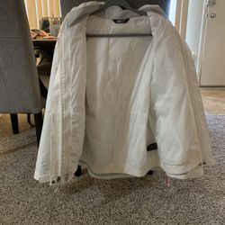 XL Womens White NorthFace Jacket