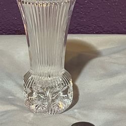 Fostoria Melissa Clear Flower Bud Vase 4.75" #2908 Lead Crystal Melissa Thumbpri
