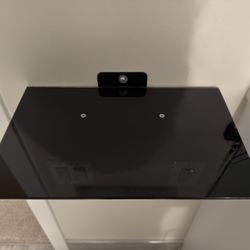 Black Glass Hanging Shelf