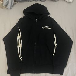 Hellstar Zip Up Hoodie (Large)