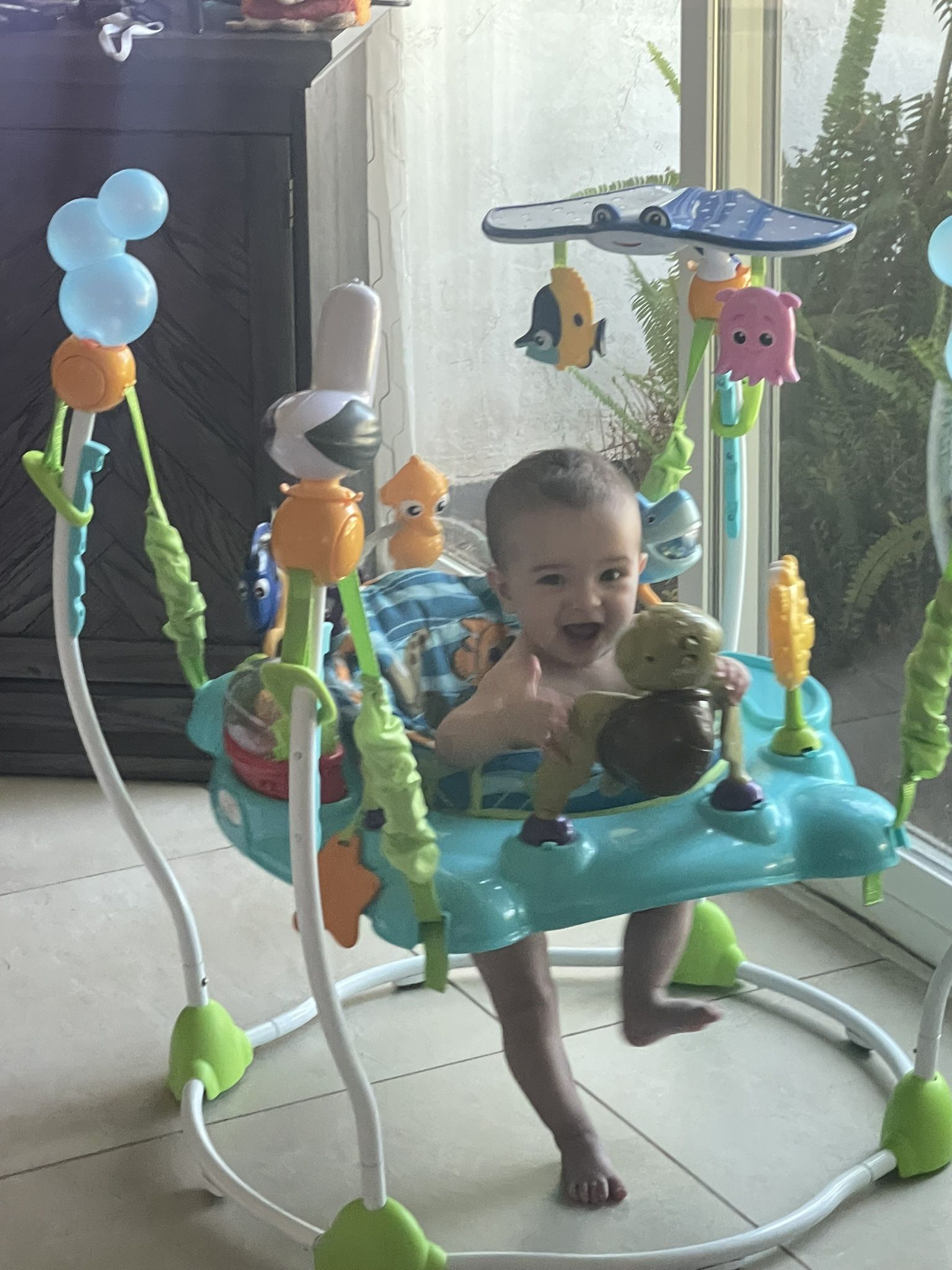 Disney Baby Finding Nemo Adjustable Baby Activity Center Jumper by Bright Starts