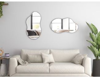 Asymmetric Frameless Wall Mirror