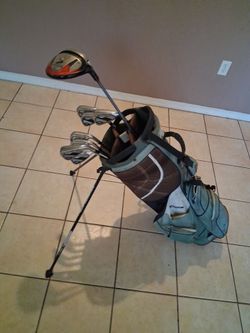 Callaway mavrik irons nike driver and stand bag