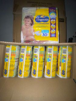 Pequeñín Extraprotección Size 5 XXG Diapers box for $25