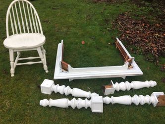 Antique solid wood project table 1800s!