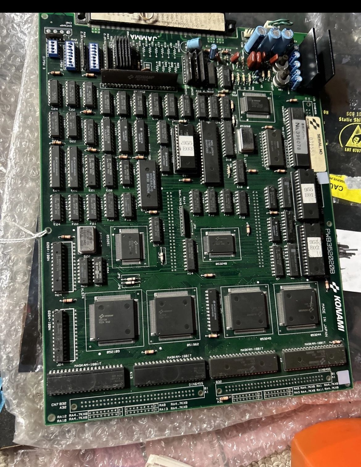 Original Working Parodius Konami arcade Video Game board PCB C61 Jamma