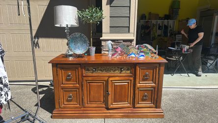 Solid Wood Entertainment Console