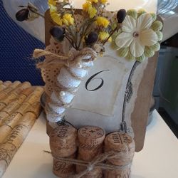 Used Champagne Corks Wedding Decor