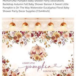 Baby Shower Backdrop