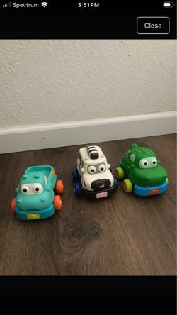 Animal Toy Cars Set of 3 - battat