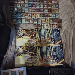 70 Yu-Gi-Oh Trading Cards Collector Box And Posters Will Not Separate Read Full Description
