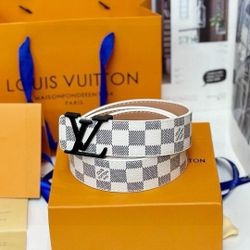 Mens Luxury White Belt
