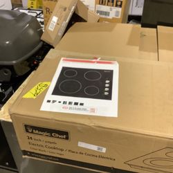 Magic Chef 24 in. Radiant Electric Cooktop in Black with 4 Elements