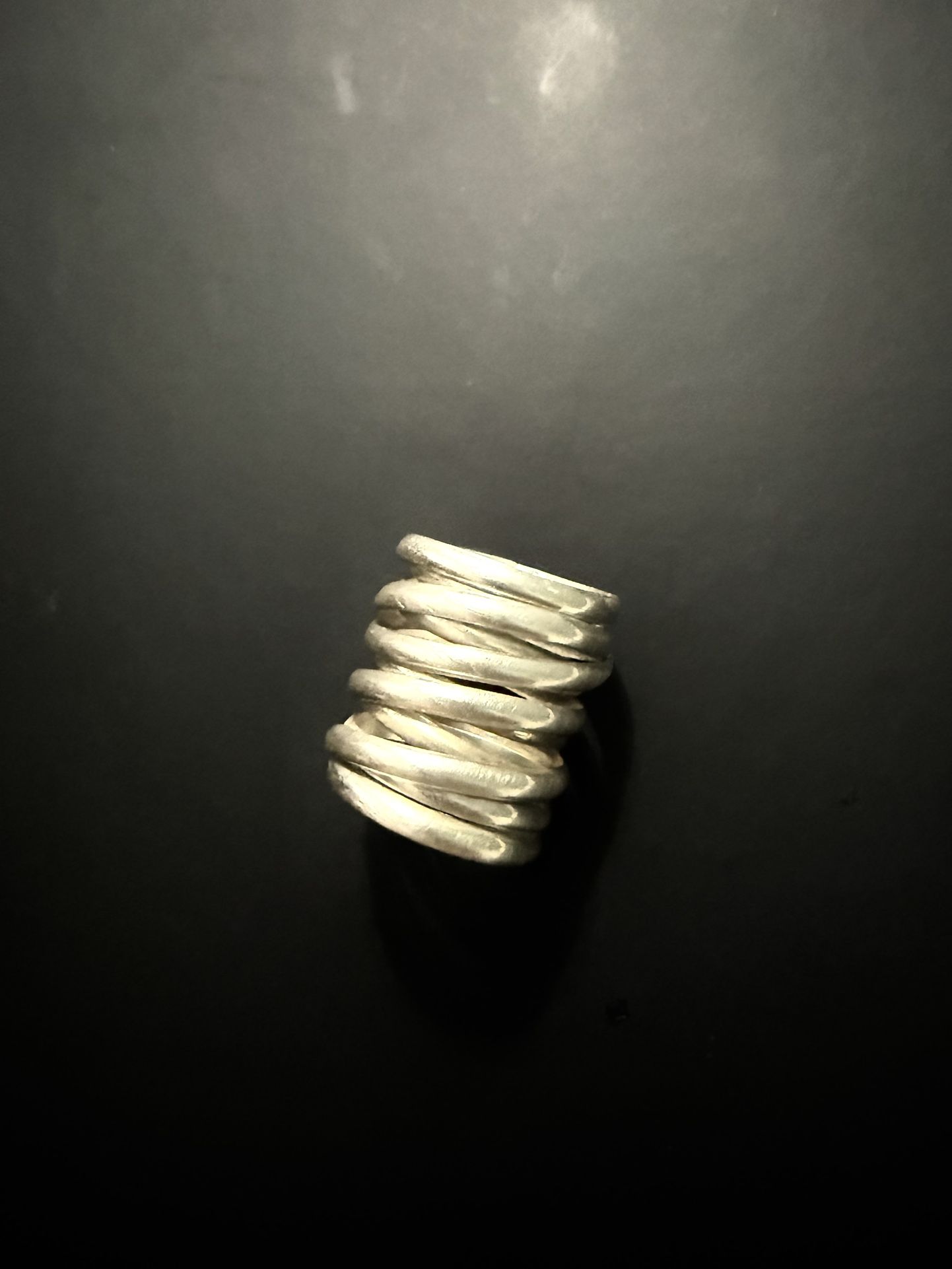 Spiral Silver (925) Ring