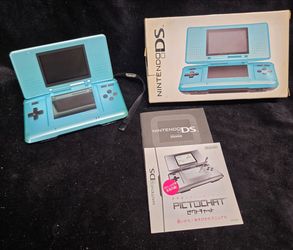 Nintendo DS Console, Turquoise Blue,  Japanese Version
