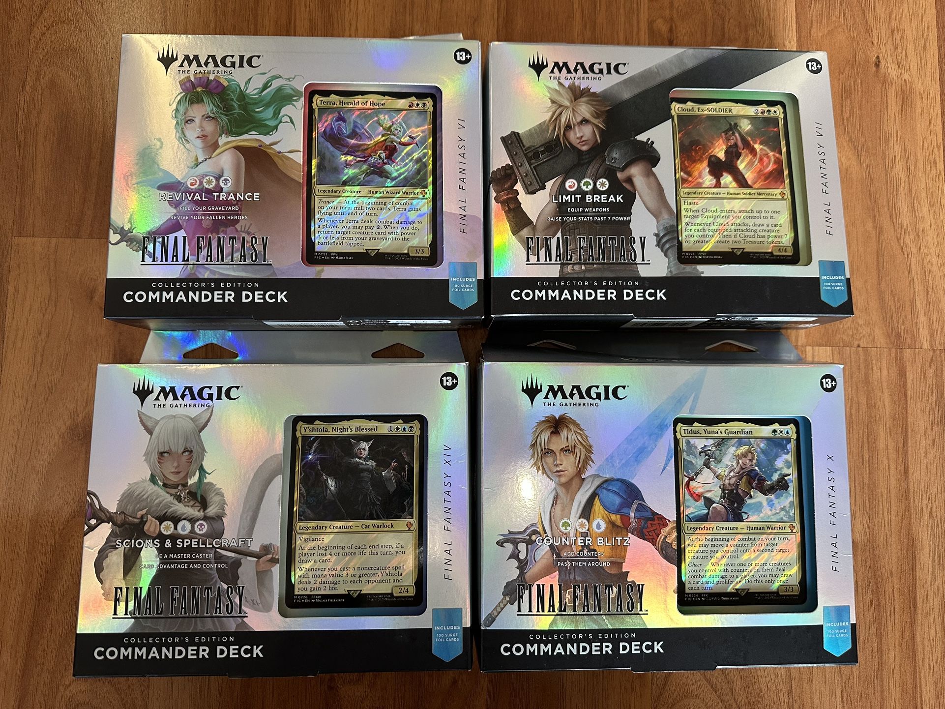 MTG Final Fantasy Collectors Edition Commander deck