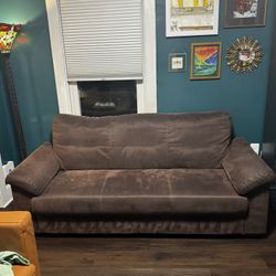 IKEA Dark Brown 3 Seater Sofa