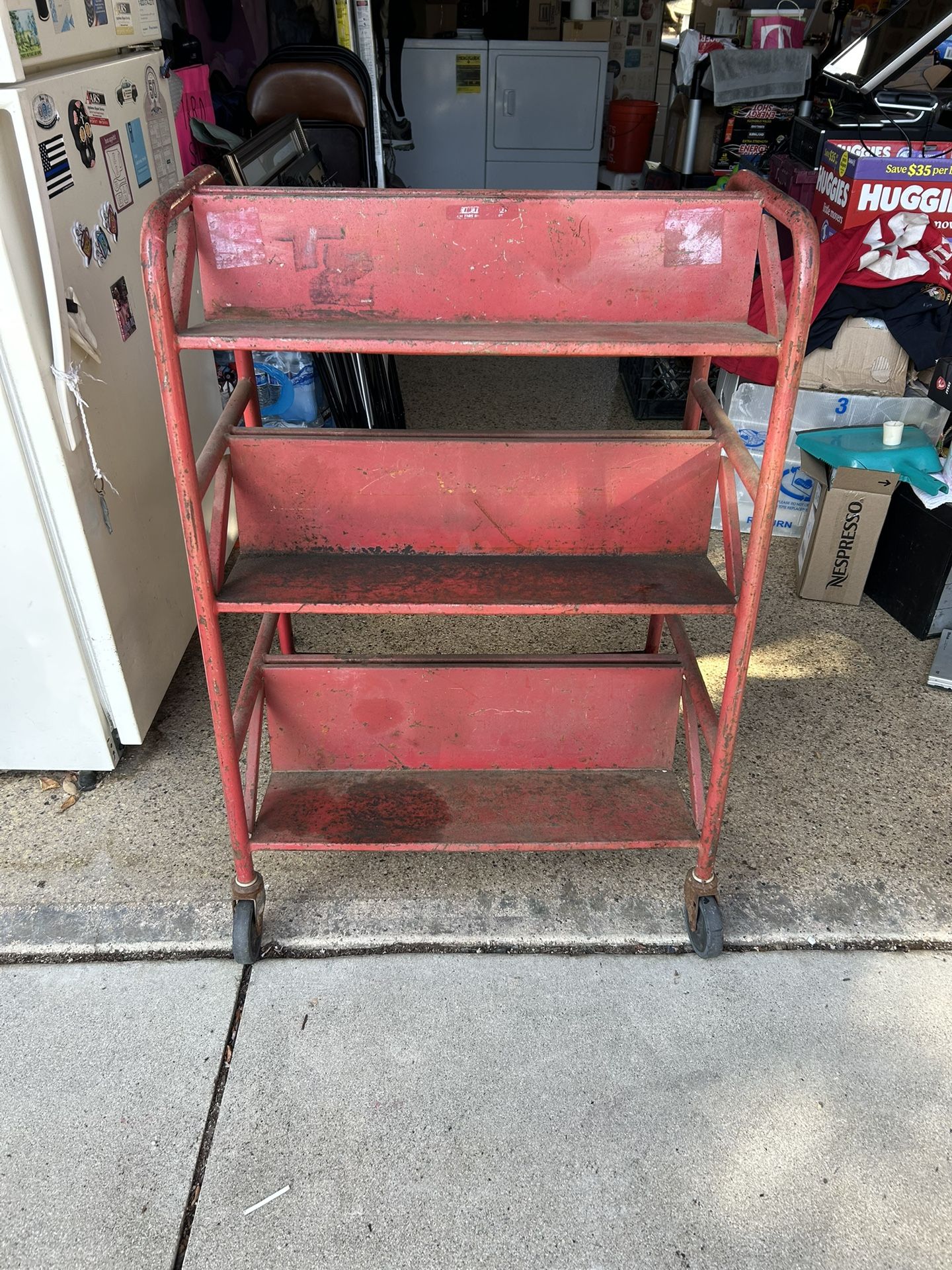 Rolling Metal Cart