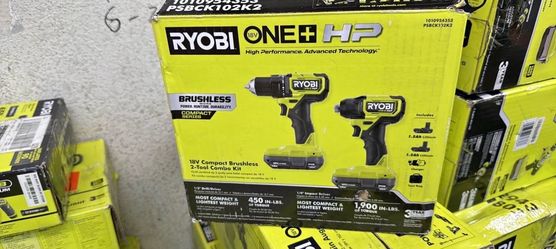 Ryobi 18v hp 2-tool combo kit
