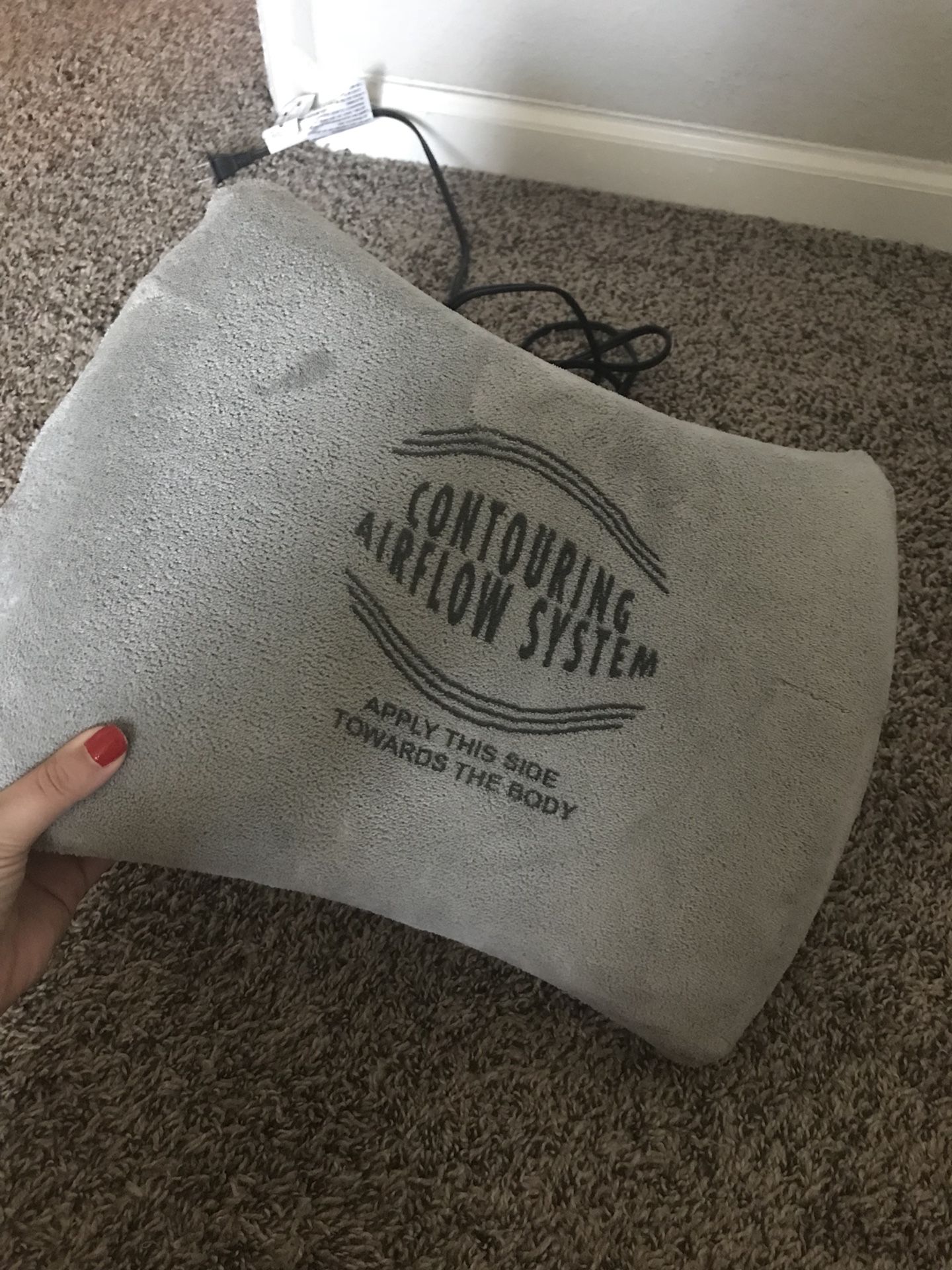 Contour heating pad