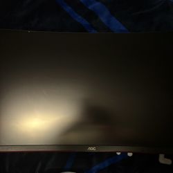 AOC Gaming Monitor 144hz 1080p Curved With Adjustable Stand 