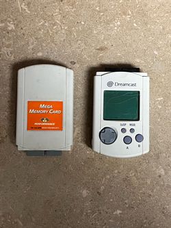 Sega Dreamcast VMU and Memory Card
