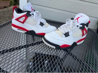 Jordan 4 Retro Red Cement Size 10