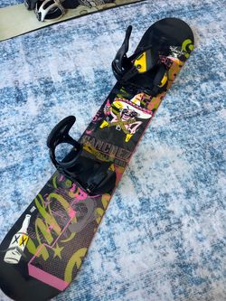 Salomon Salvatore Sanchez 154 cm snowboard/Burton binding/new wax-also sell boots/helmet/goggles/gloves/pants/coat/balaclava