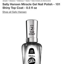 Sally Hansen Miracle Gel Nail Polish - Shiny Top Coat