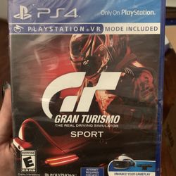 PS4 GAME / PS4 VR GAME: GRAN TURISMO REAL RACING SIMULATOR 