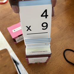 Multiplication Flash Cards For Kids Learning 
