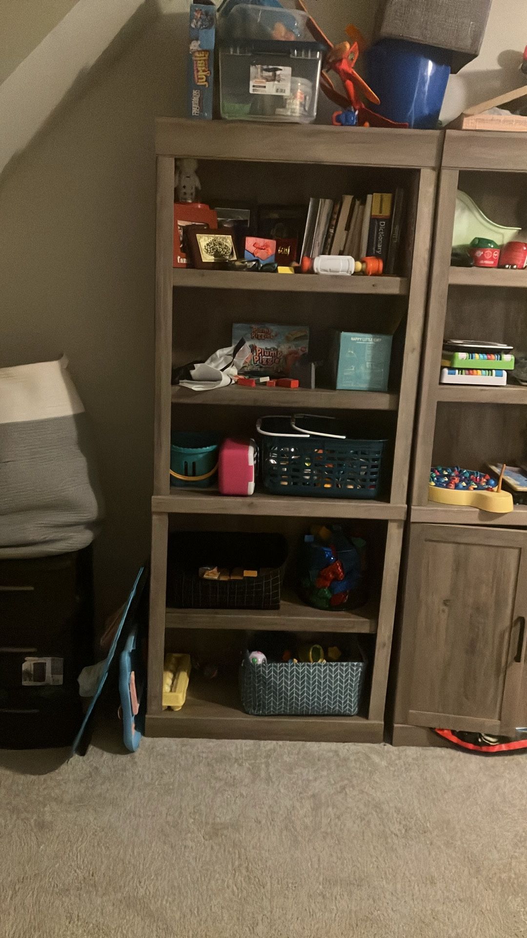 Better Homes & Gardens Glendale 5 Shelf Bookcase, Rustic Gray Finish