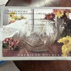 Glass Punch Bowl