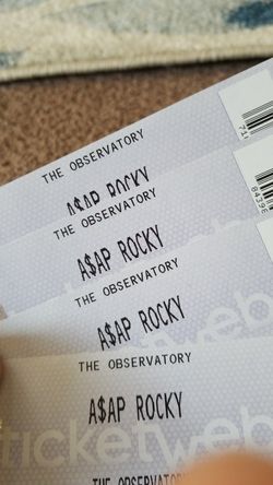 ASAP ROCKY TICKETS