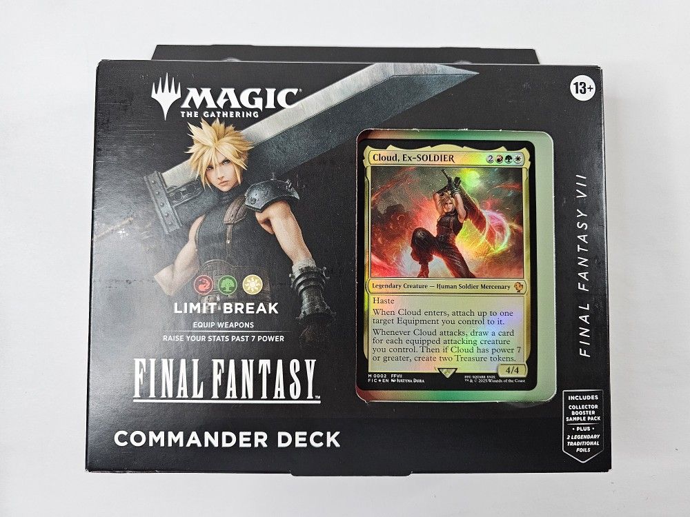 Magic The Gathering Finaly Fantasy Commander Deck Limit Break