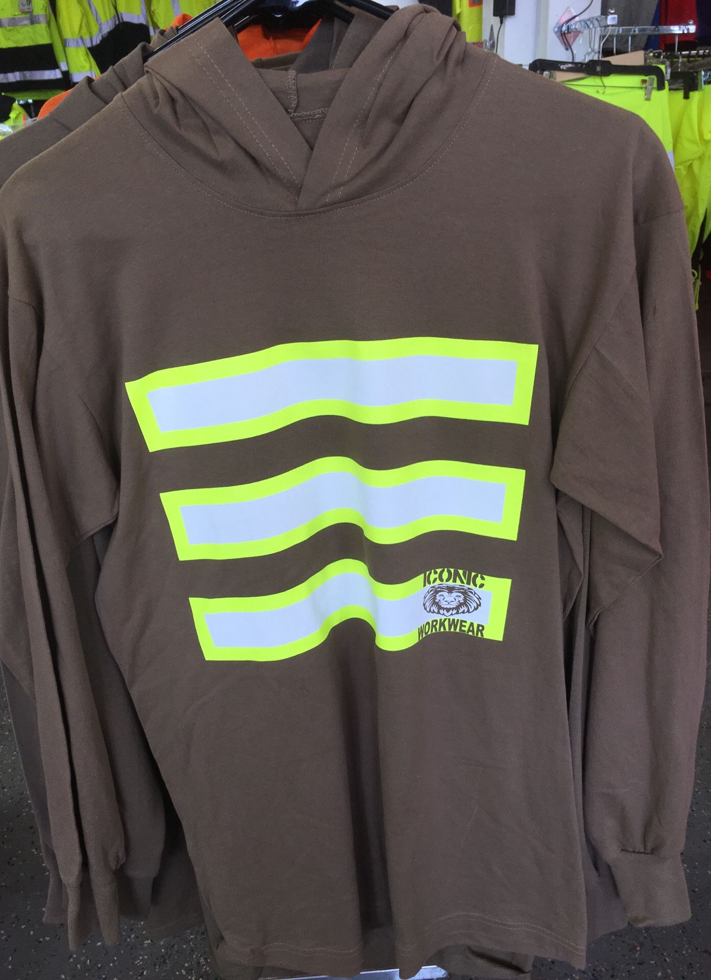 High Visibility long sleeve with hoodie