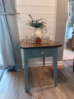 Painted Wood End Table with Drawer-Ethan Allen