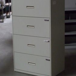 Filing Cabinets- Lateral Metal 4 Drawer as low as $34.99