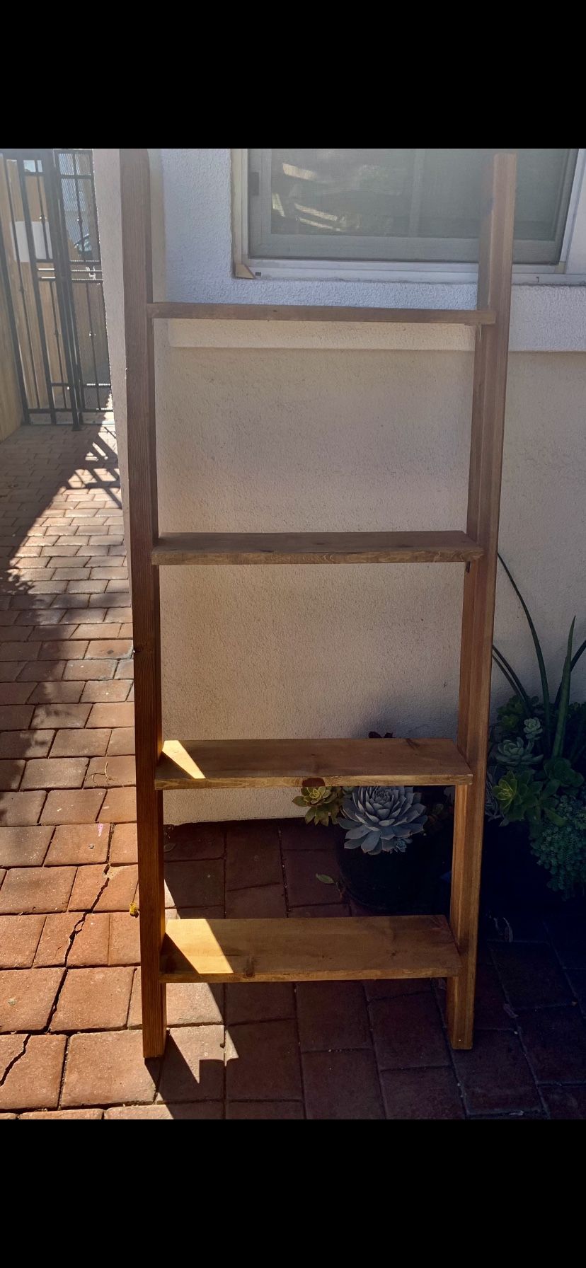 Wood planter for indoor and outdoor .hand made .