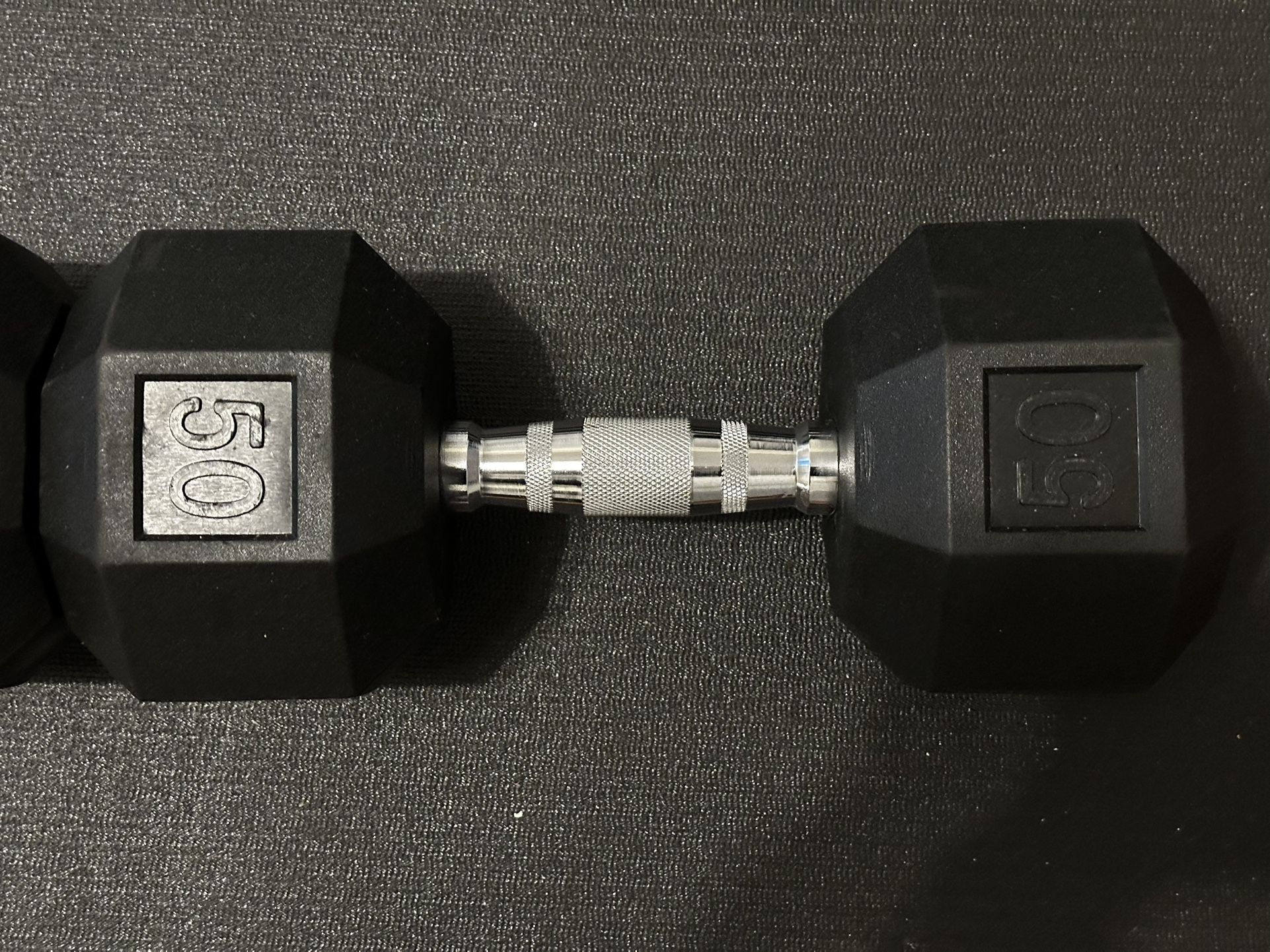Set Of 50 Lbs Dumbbells