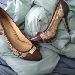 Coach Heels  Size 8.5