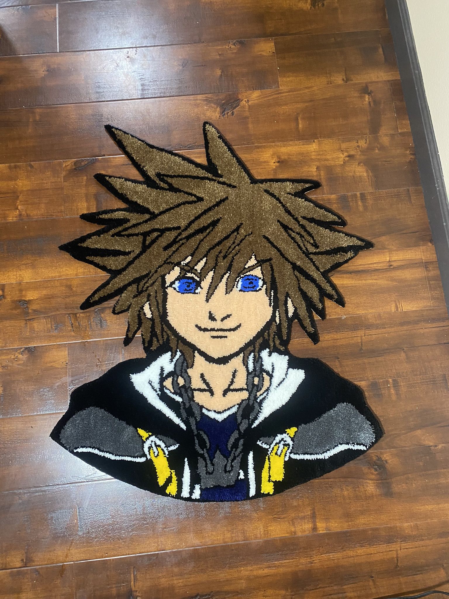 Custom Handmade Sora Kingdom Heart Rug