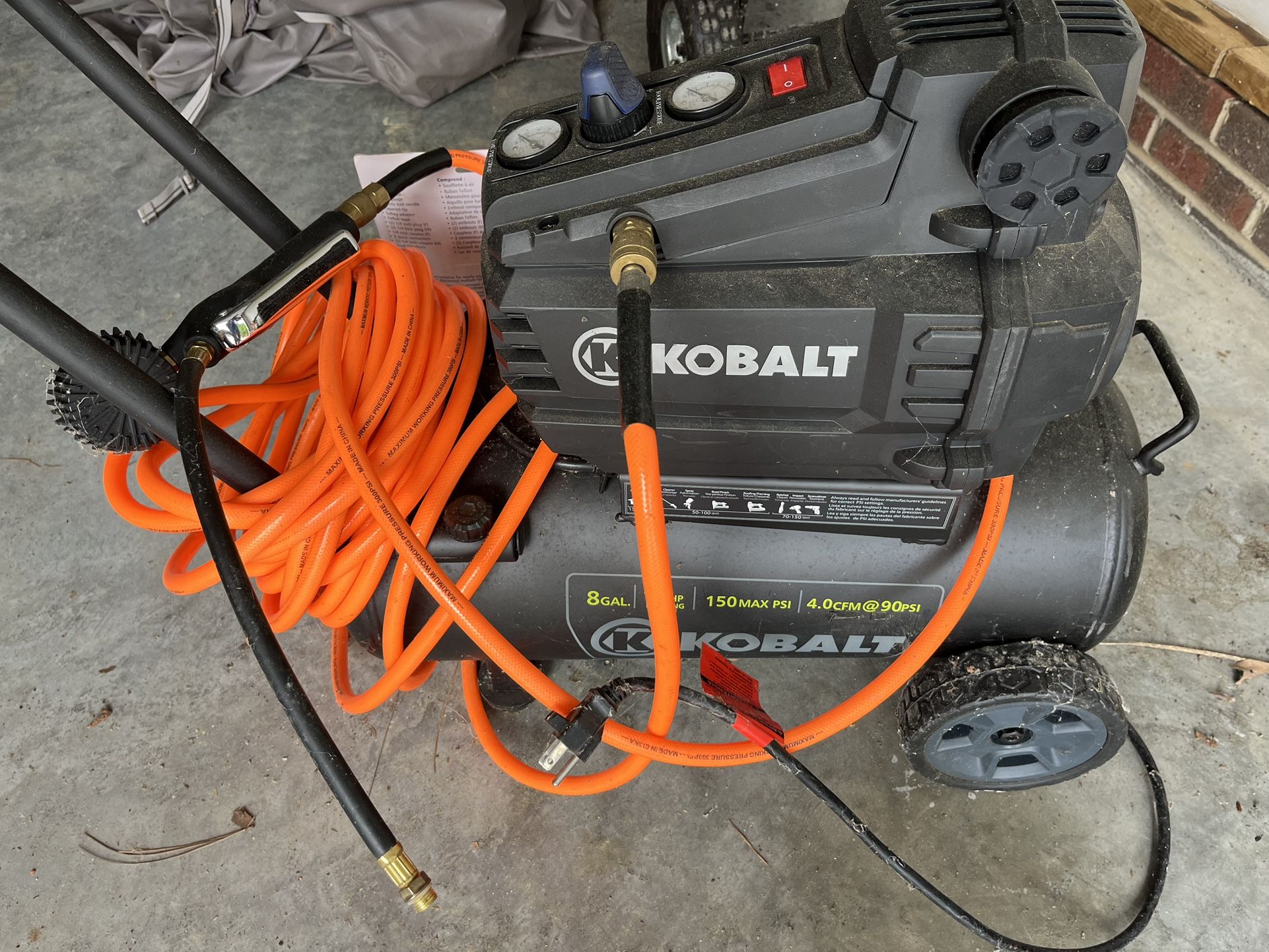 Kobalt Air compressor Used