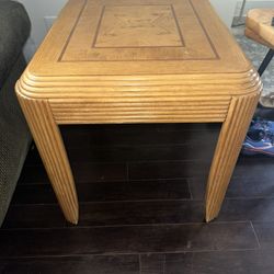 Wooden Coffee Table And Side Tables 