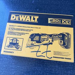 Dewalt 20V MAX XR Cordless Brushless 3-Speed Oscillating Multi Tool Kit