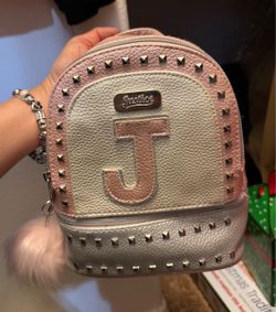 Justice Mini Backpack Pink Studded