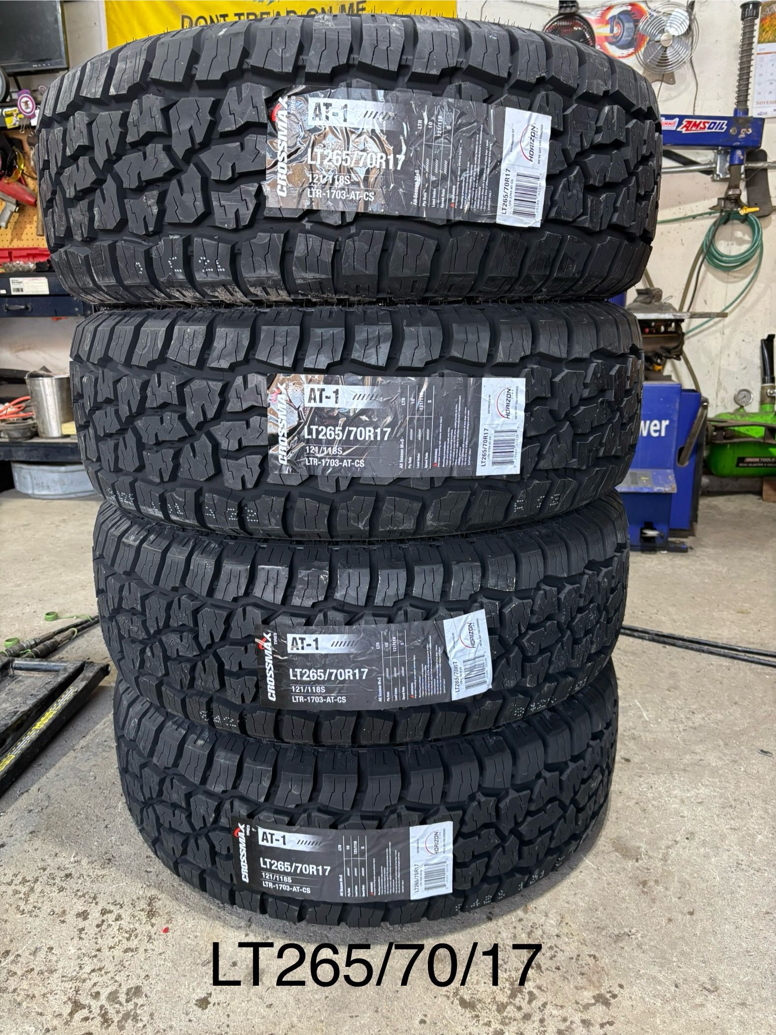 (4) - LT265/70/17 Crossmax AT-1 Tires