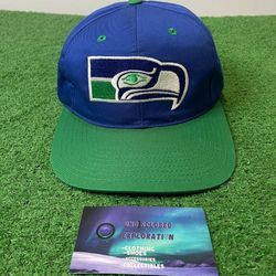 Vintage 1990s Seattle Seahawks embroidered hat