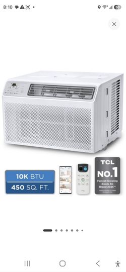 TCL 10,000 BTU Window Air Conditioner, Dehumidifier and Fan