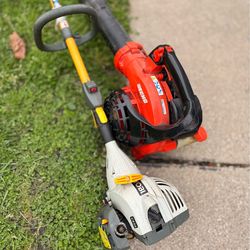 Ryobi Trimmer and Echo Blower